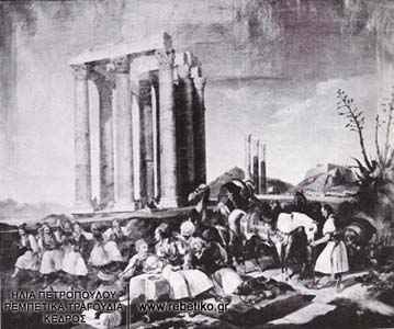 "Τα Πρώτα Κούλουμα στην Αθήνα", του Ch.Perlberg (1838)